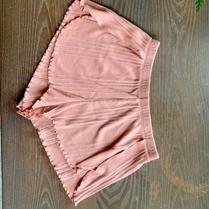 Madewell pink pajama shorts
